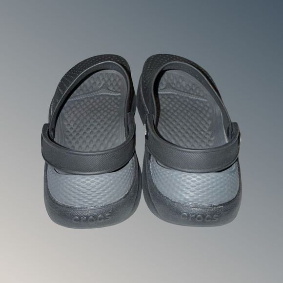 Unisex Crocs Black/Gargoyle InMotion Clog M 5 W 7 - Picture 6 of 7